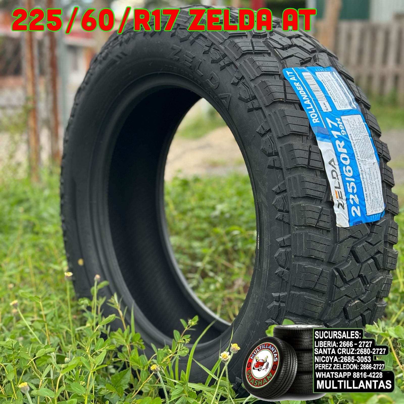 225/60/R17 ZELDA  AT RT